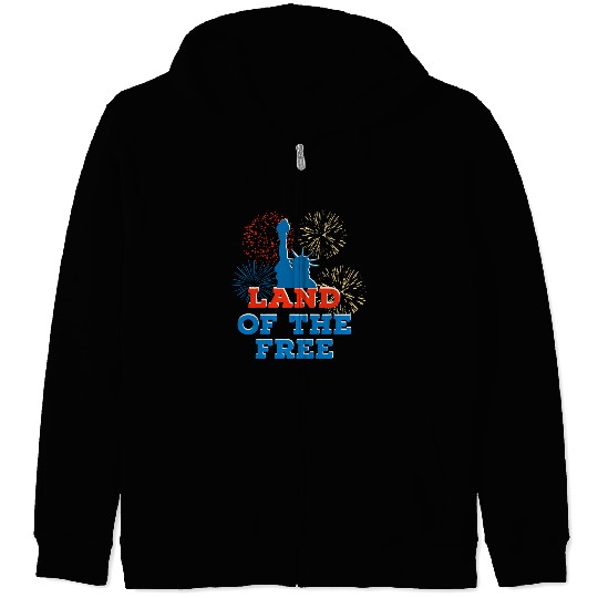 Land of the free gift Zip Hoodies