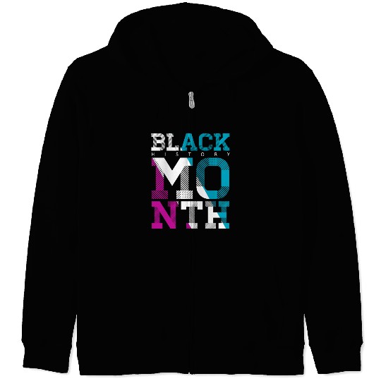 Black History Month Zip Hoodies