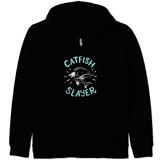 Catfish Slayer Zip Hoodies