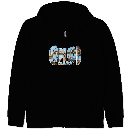 Cape Cod Massachusetts Ma Zip Hoodies