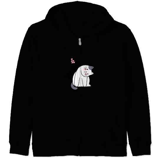 Meow | Cat Lover Zip Hoodies