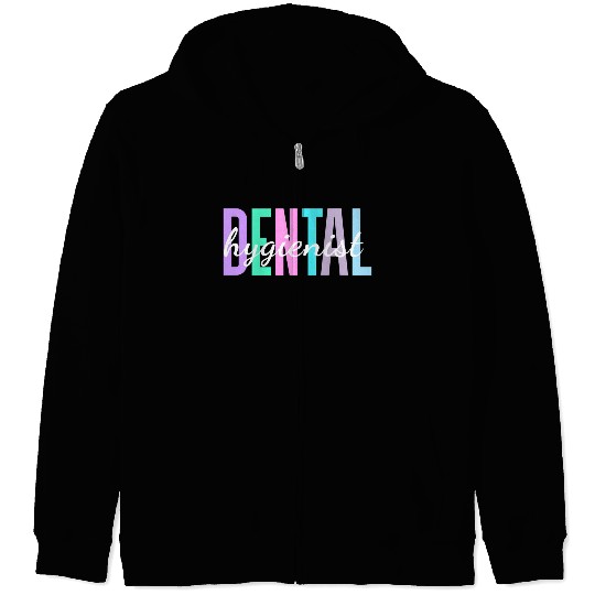 Dentist In Training For Dental Hygienist Zip Hoodies