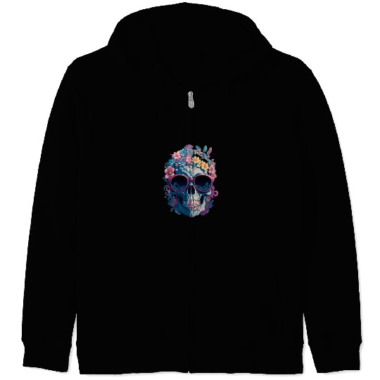 Cool Skull Zip Hoodies