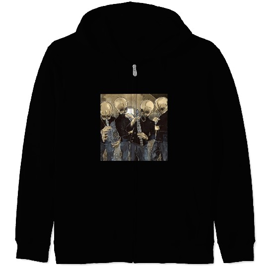 Cantina Band Mos Eisley Zip Hoodies