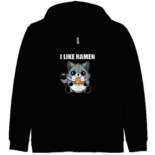 I Like Ramen Japanese Gift Zip Hoodies
