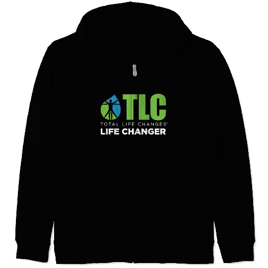 TLC LC Logo v2 1 Zip Hoodies