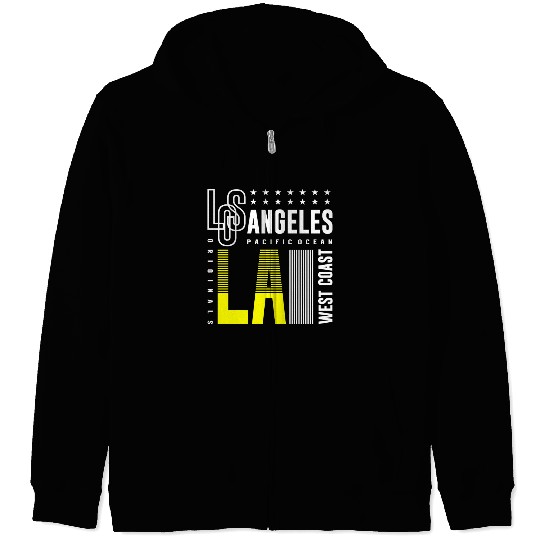 Los Angeles LA West Coast Zip Hoodies