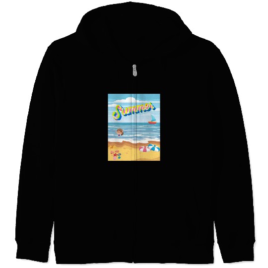 summer Zip Hoodies