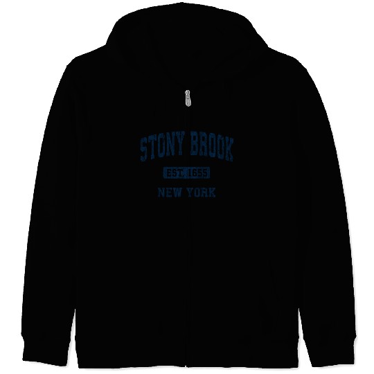Stony Brook New York Ny Athletic Sports Zip Hoodies