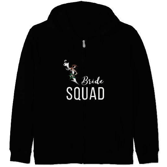 Bride Squad Zip Hoodies
