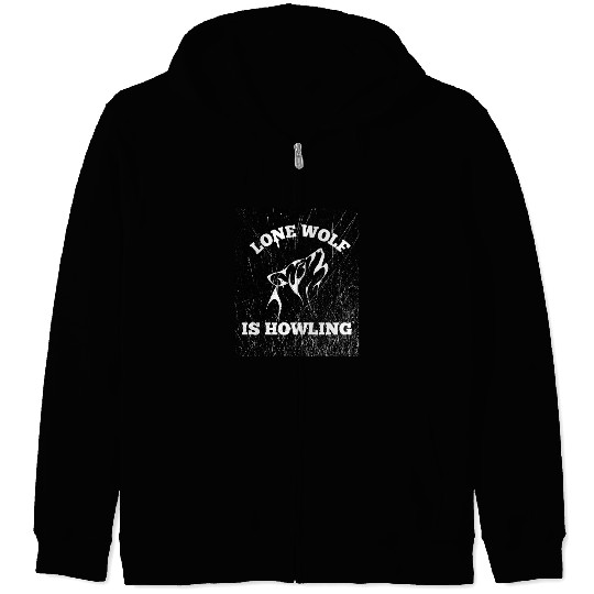 LONE WOLF Zip Hoodies