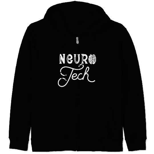 Neuro Tech Neurology Nursing Medical Neuro Science Zip Hoodies