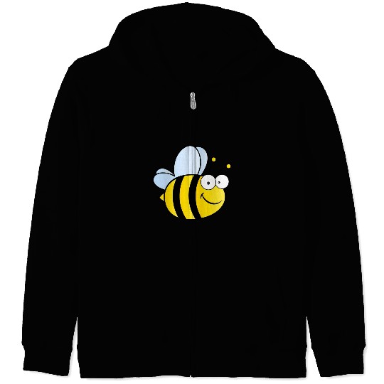 Bumble Bee Zip Hoodies