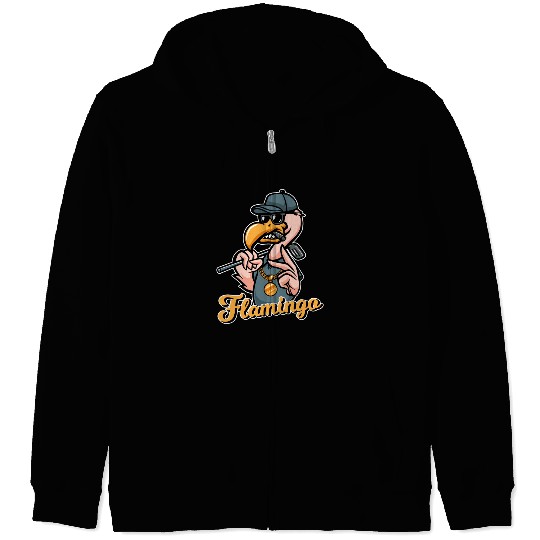 Flamingo Golf Zip Hoodies