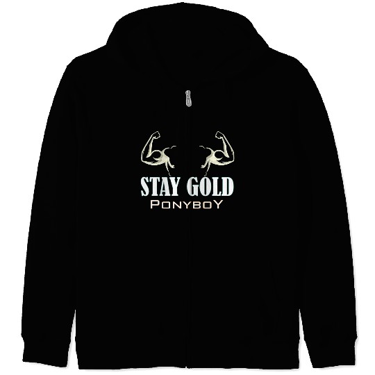 Gym Stay Gold Ponyboy Zip Hoodies
