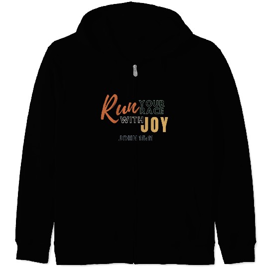 Run your Race with Joy Zip Hoodies