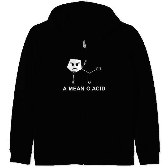 Chemistry Science Amino Joke Zip Hoodies