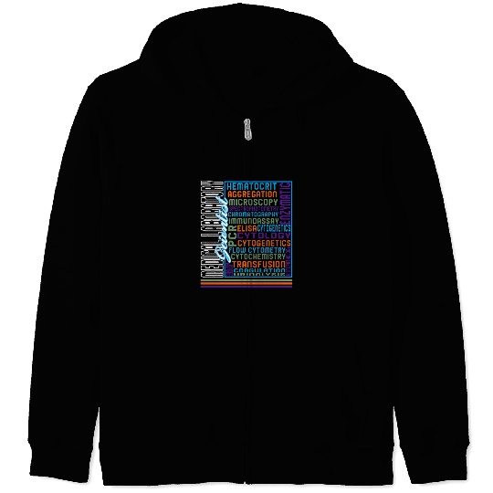 Science Zip Hoodies, Medical Laboratory Zip Hoodies, Medicine