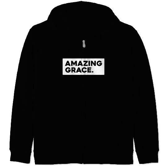 Amazing Grace Love Jesus Christian Christmas Zip Hoodies