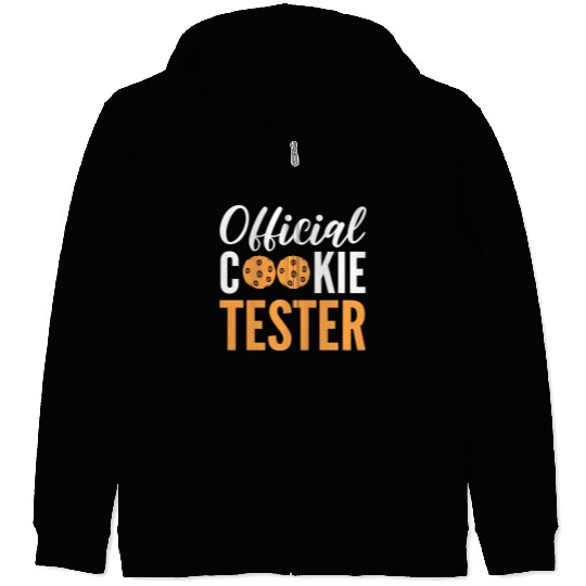 Official Cookie Tester Chef or Baker Gift Zip Hoodies
