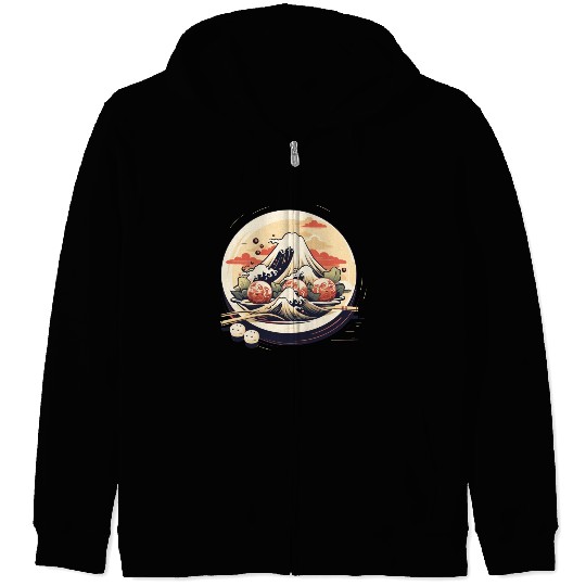 Great Takoyaki Zip Hoodies
