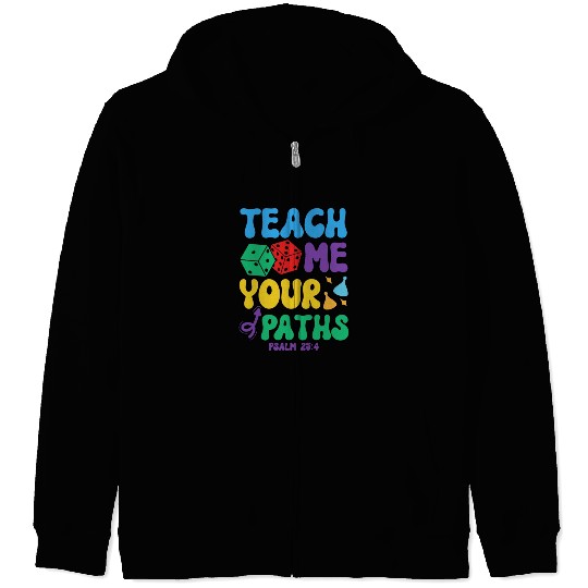 VBS Crew Teach Me Your Paths Psalm 25:4 Bible Zip Hoodies