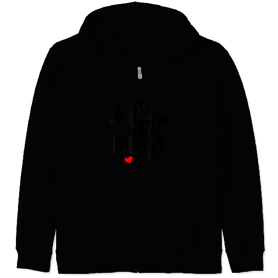 Daddy Bear Cute Baby Cub Papa Dad A Pops Father s Zip Hoodies