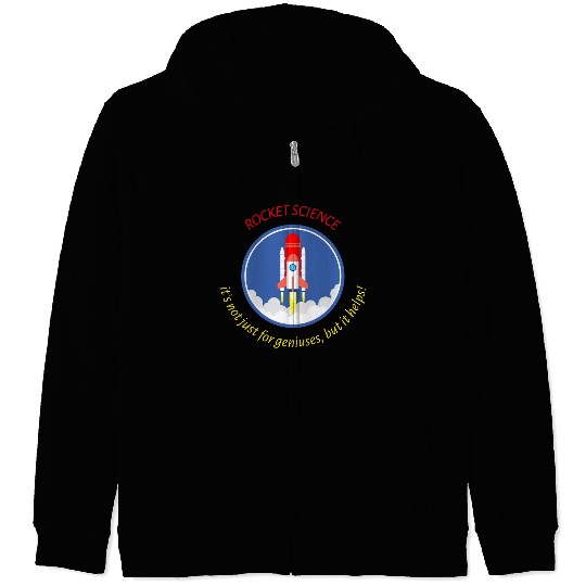 Rocket Scientist Zip Hoodies