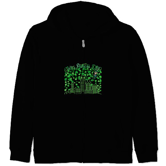 Saint Patrick's Day Miami Florida Zip Hoodies