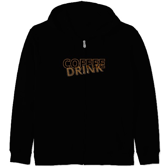 coffee drink design gift for market coffee Zip Hoodies