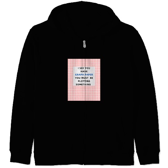 Funny Math Art For Men Women Mathematics Student Zip Hoodies