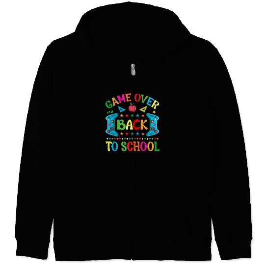 Game Over Back To School Zip Hoodies