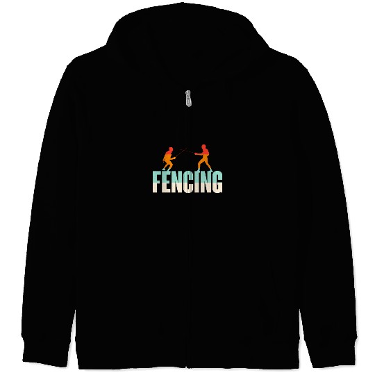 Fencing Zip Hoodies