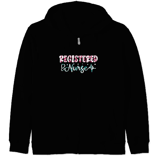 registered nurse Zip Hoodies