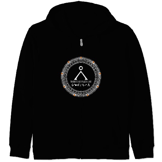 Stargate No Place Like Home Gate Adult Zip Hoodies