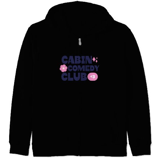 Cabin Comedy Club Zip Hoodies