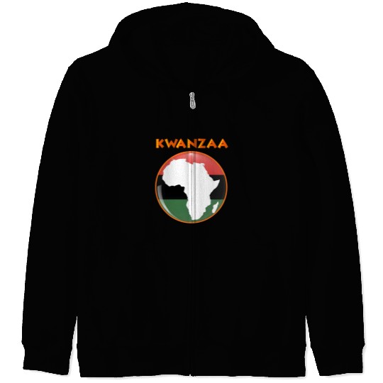 Embracing African Culture and Black History. Zip Hoodies