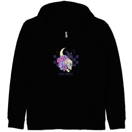 "Dead Inside" Halloween Zip Hoodies