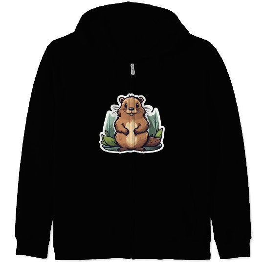 Eager Beavers Zip Hoodies