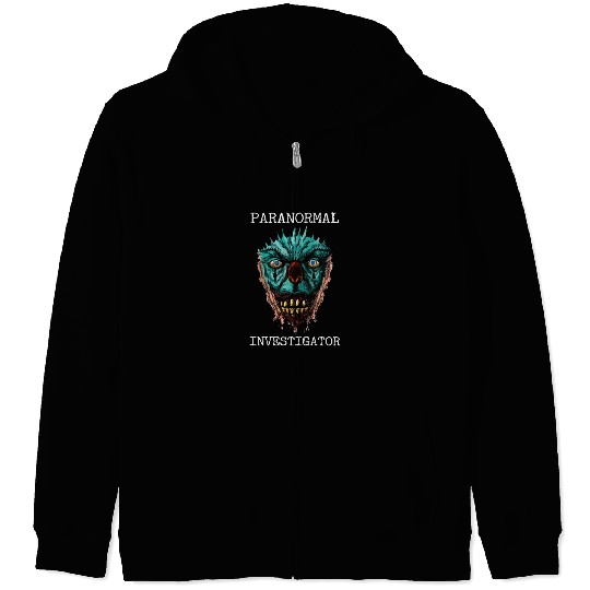 Ghost Hunting Paranormal Investigator Zip Hoodies