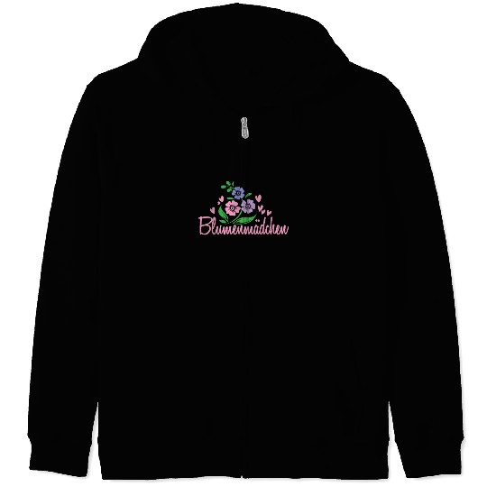 Flower Girl colorful Tulips Marriage Zip Hoodies