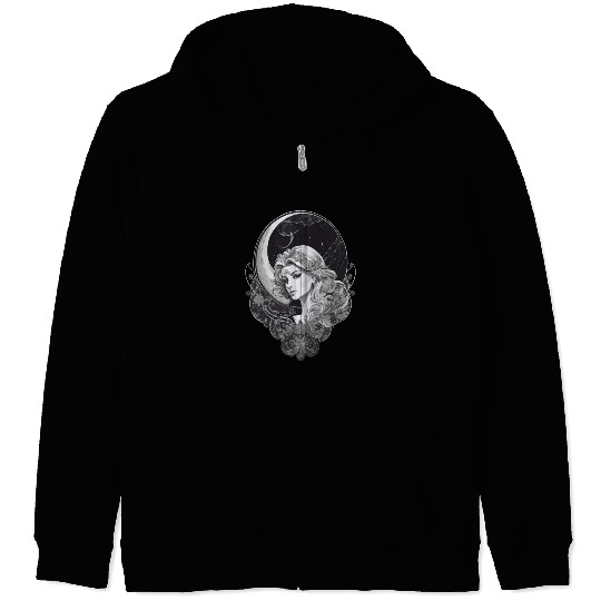 Virgo Tarot Spirituality - Precise Wisdom Zip Hoodies