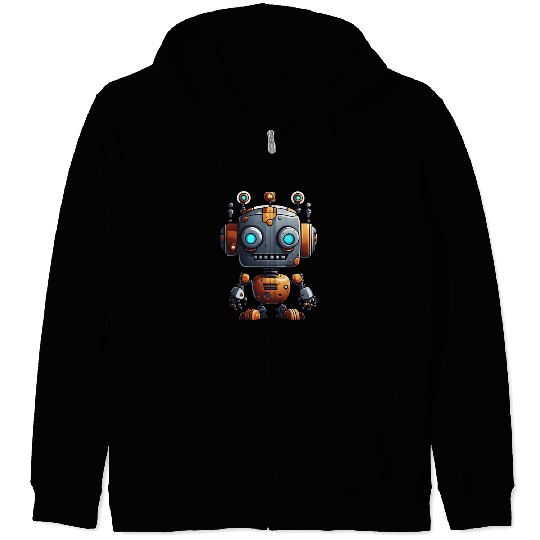 Robot / Machine / AI / Innovation / Computer Zip Hoodies