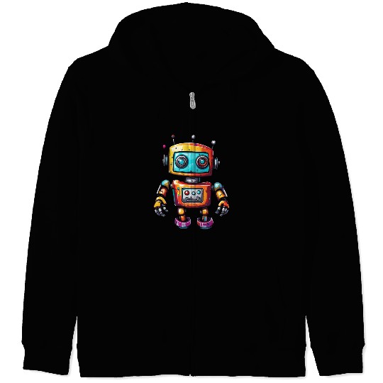 Robot / Machine / AI / Innovation / Computer Zip Hoodies