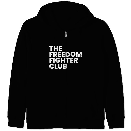 The Freedom Fighter Club Zip Hoodies