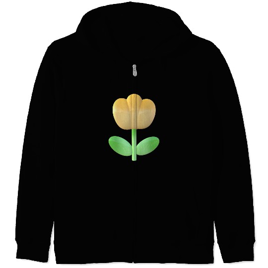 Tulip brighten your day Zip Hoodies