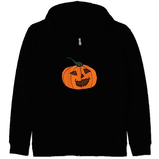 Halloween Pumpkin Jack o lantern 1 Zip Hoodies