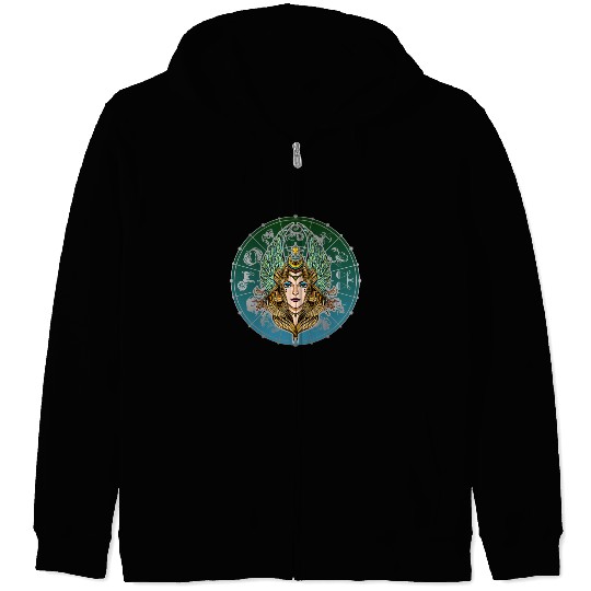 Virgo Zodiac star sign horoscope Astrology Zip Hoodies