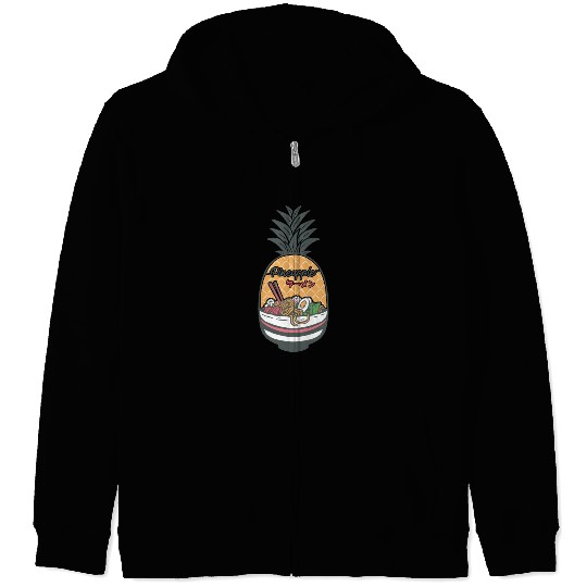 Pineapple Ramen Zip Hoodies