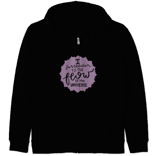 Crown Chakra Affirmation Zip Hoodies